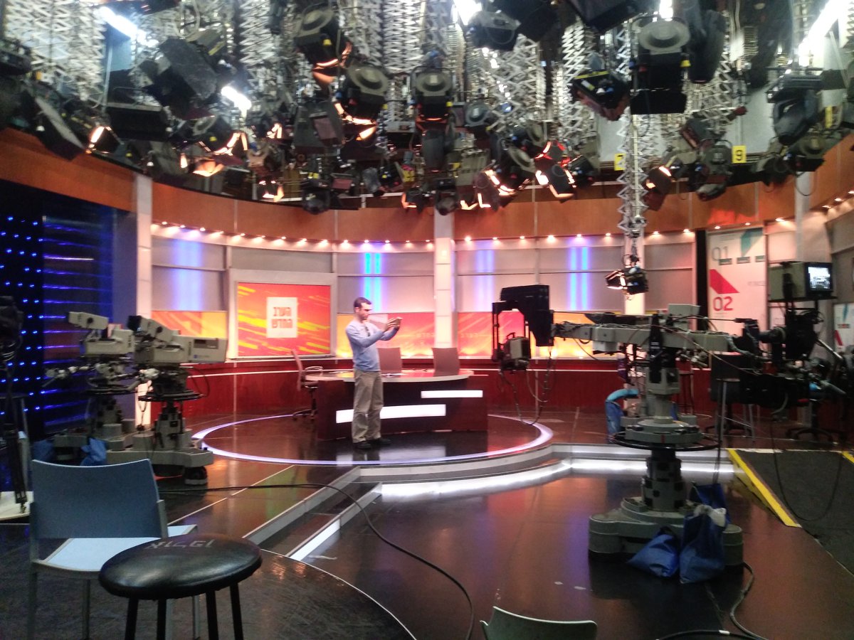 Illustration d'un studio TV et d'enregistrement